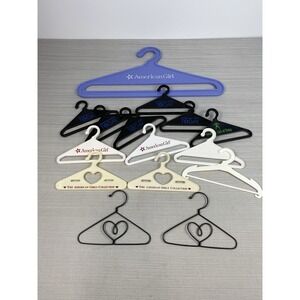 American Girl Doll Hangers‎ Lot Of 15 Mixed
